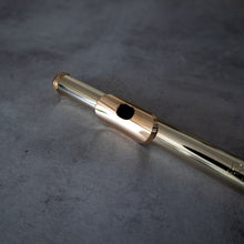 Load image into Gallery viewer, Pre-owned Nagahara 14K White Gold Headjoint, 14K Rose Gold Lip Plate, 20K riser #137