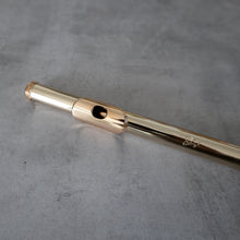 Load image into Gallery viewer, Pre-owned Nagahara 14K White Gold Headjoint, 14K Rose Gold Lip Plate, 20K riser #137