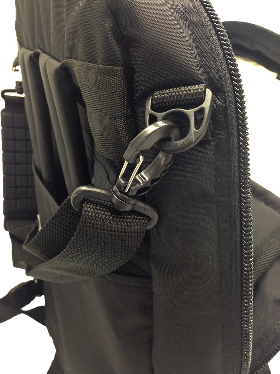 black leather fold over backpack Fold-Over Textured Mini Backpack - BAK 0224 - Black