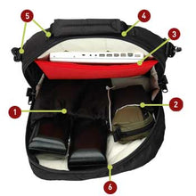 Lataa kuva Galleria-katseluun, Altieri Flute/Piccolo/Laptop Backpack FLBP-00-BK000