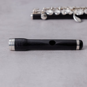 Pre-owned August Richard Hammig 40114/3 #7245 Grenadilla Piccolo + Fischer HKR Headjoint