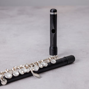 Pre-owned August Richard Hammig 40114/3 #7245 Grenadilla Piccolo + Fischer HKR Headjoint