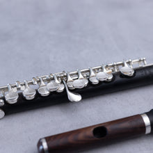 Lataa kuva Galleria-katseluun, Käytetty Burkart Professional #8139 piccolo + Mancke Kingwood ET M #1815
