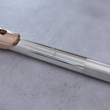 Load image into Gallery viewer, Mancke silver headjoint, 9K lip plate and riser 
