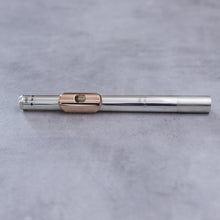 Load image into Gallery viewer, Mancke silver headjoint, 9K lip plate and riser 
